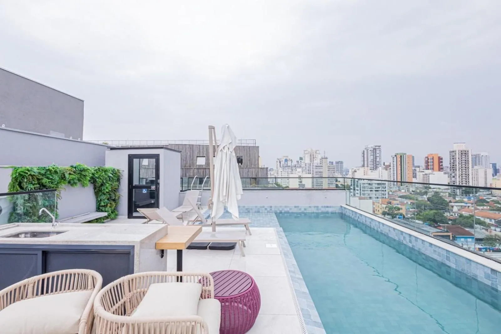 公寓 Studio 712 Vila Madalena Completo Luxo 圣保罗