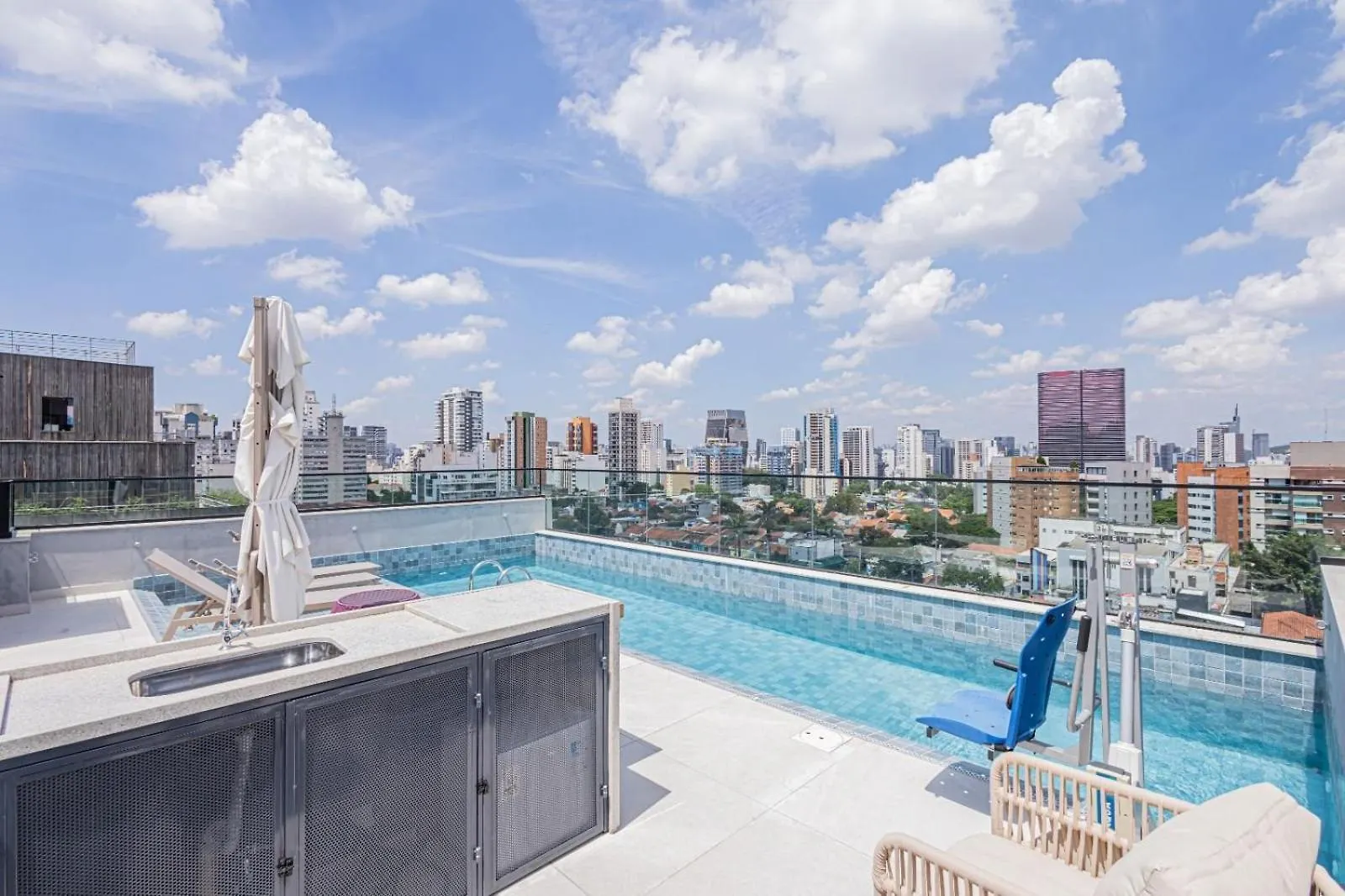 아파트 Studio 712 Vila Madalena Completo Luxo 상파울루