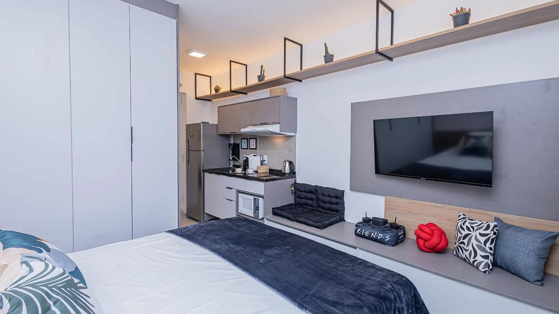 아파트 Studio 712 Vila Madalena Completo Luxo 상파울루 브라질