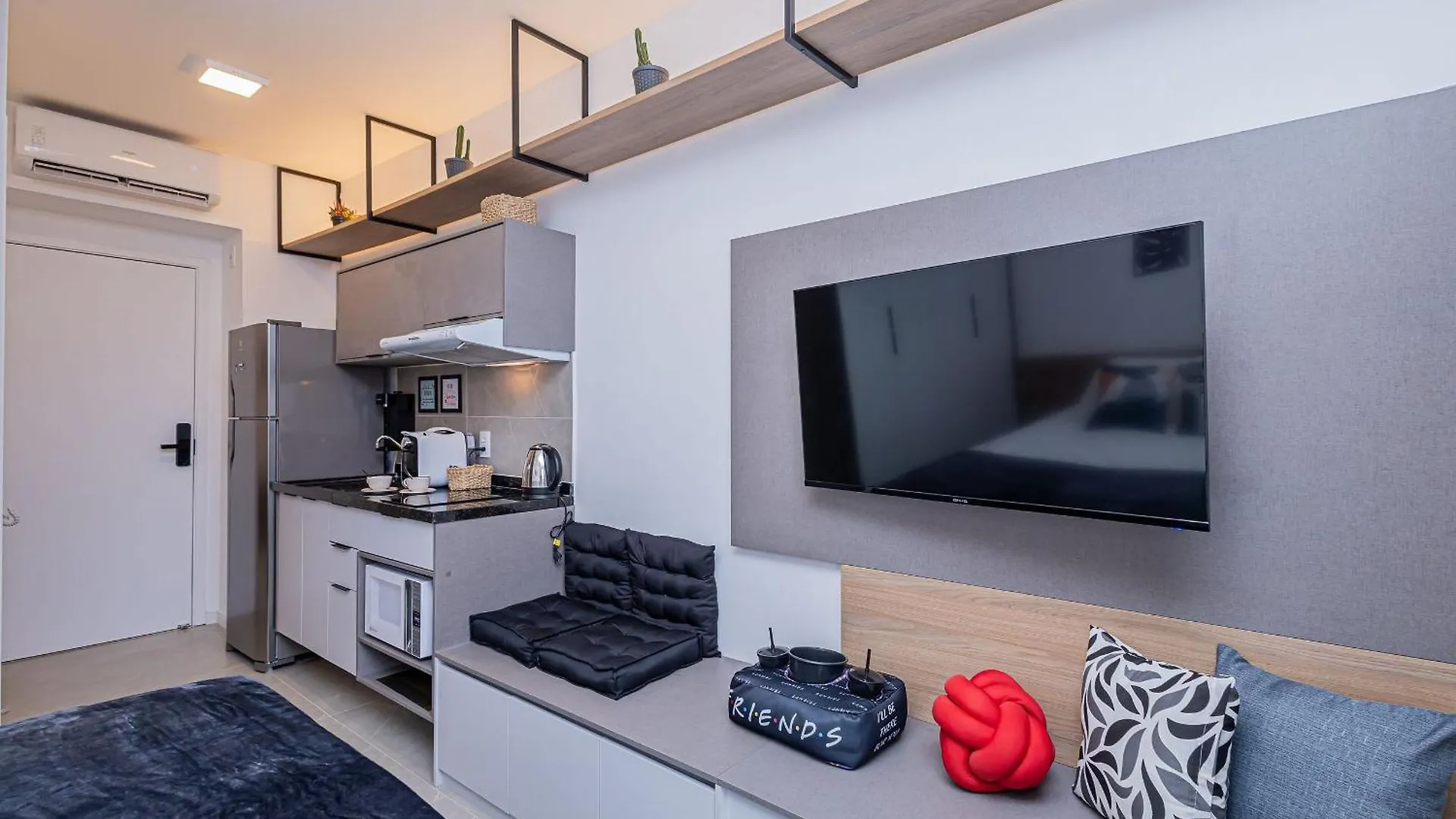 아파트 Studio 712 Vila Madalena Completo Luxo 상파울루